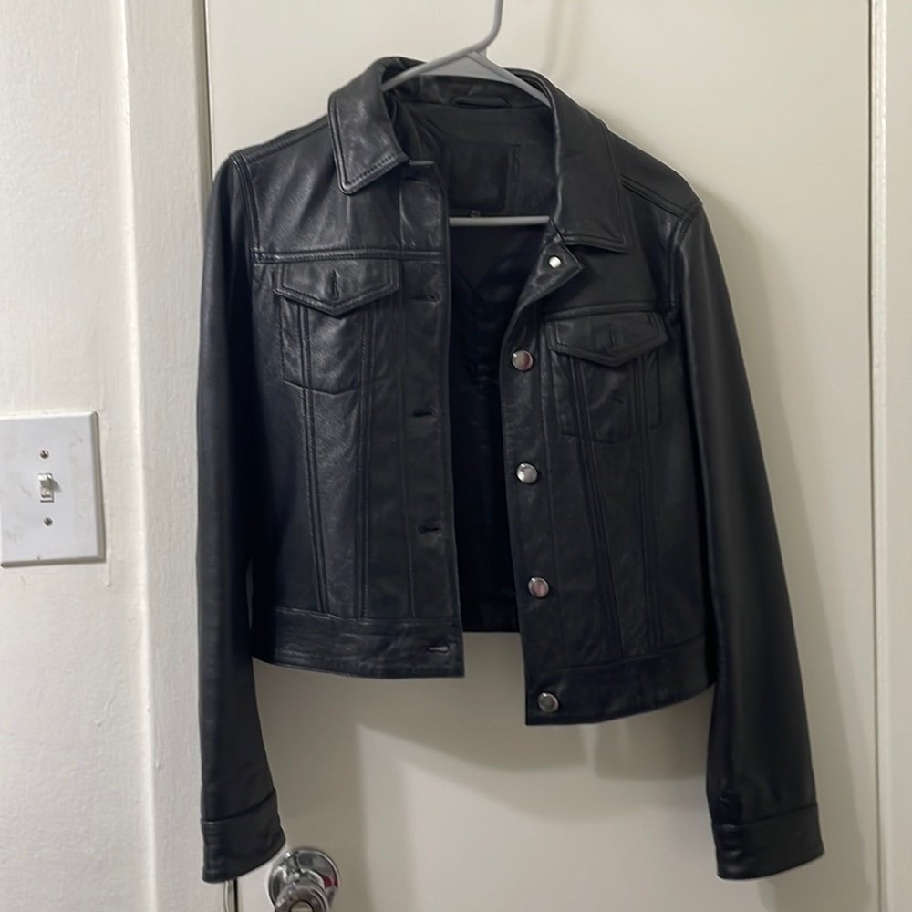 Lab 100% lamb leather jacket